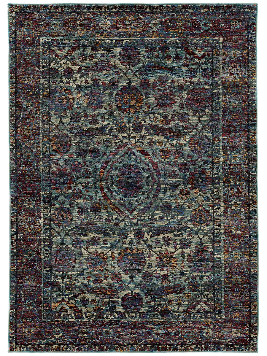 Andorra 8'6" x 11'7" Blue Rug