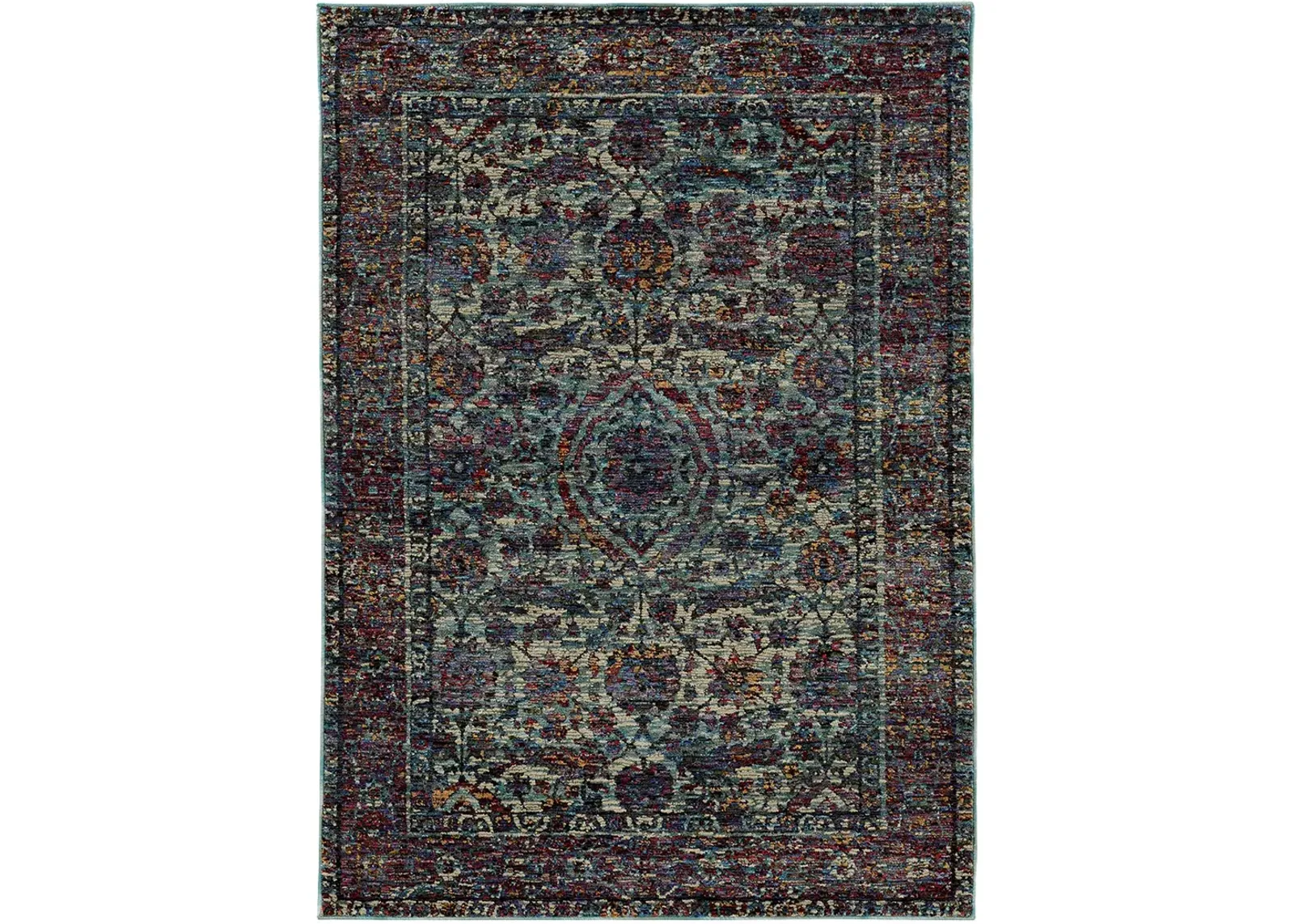 Andorra 8'6" x 11'7" Blue Rug