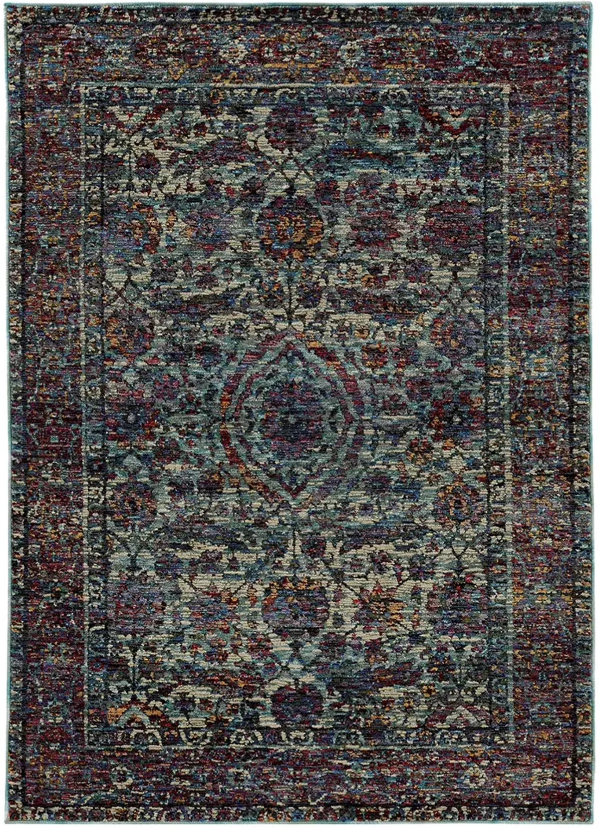 Andorra 8'6" x 11'7" Blue Rug