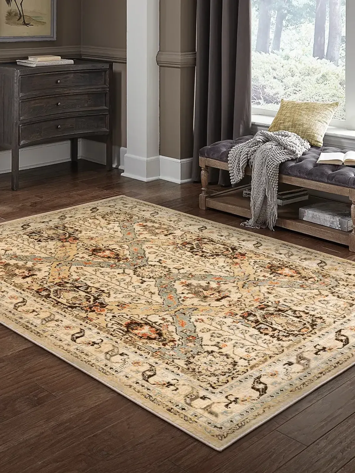 Juliette 5'3" x 7'3" Beige Rug