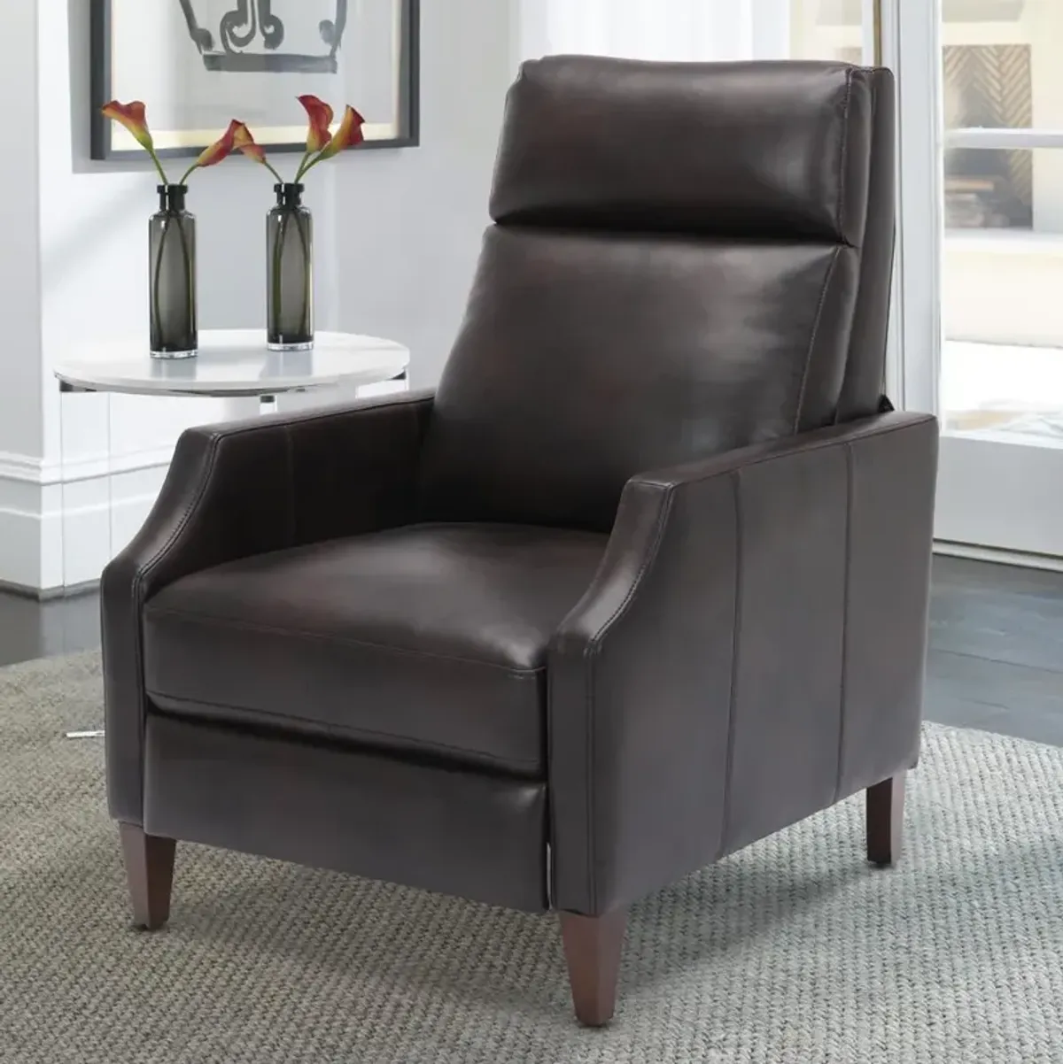 Comfort Pointe Balantyne Push Back Recliner - Burnished Brown