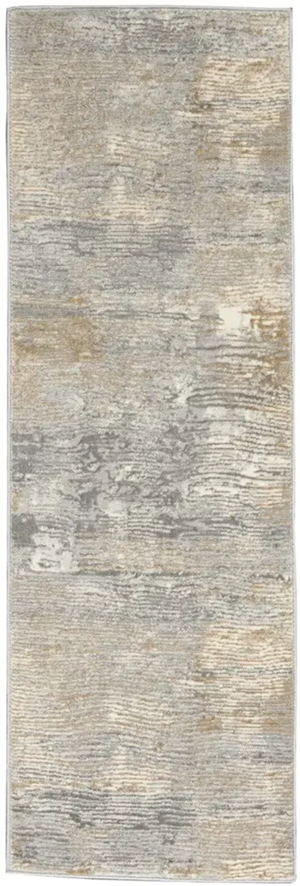Solace SLA01 Gray/Beige 2'3" x 7'3" Rug