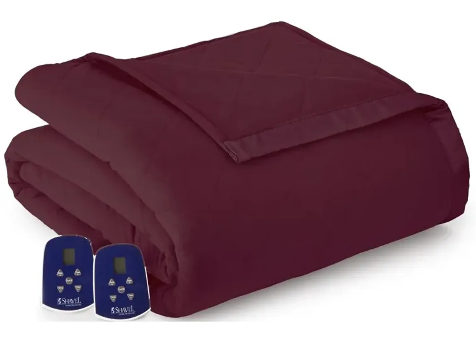 Shavel Micro Flannel Heating Technology Luxuriously Soft And Warm Solid Electric Blanket