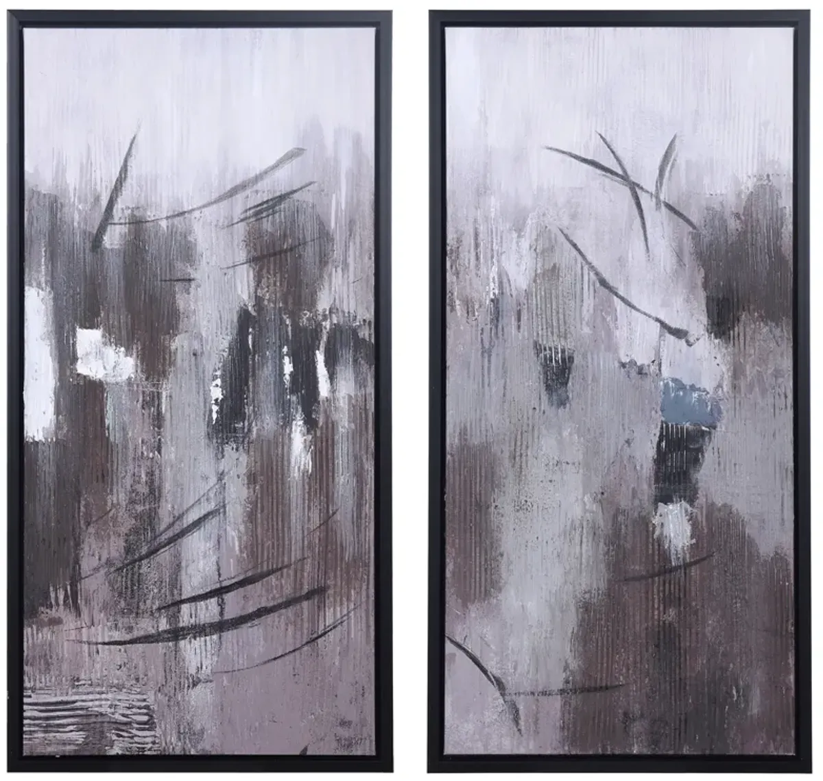 Set Painted Canvas Art I