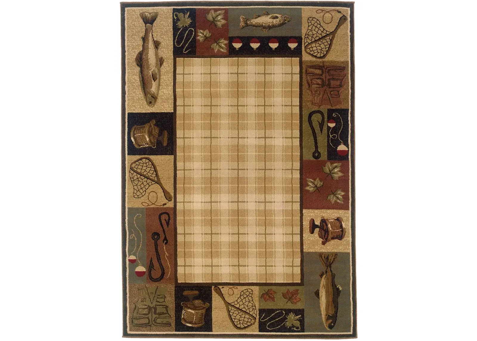 Hudson 5'3" x 7'6" Beige Rug