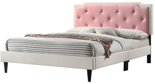 Deb Jewel Tufted Full Panel Bed