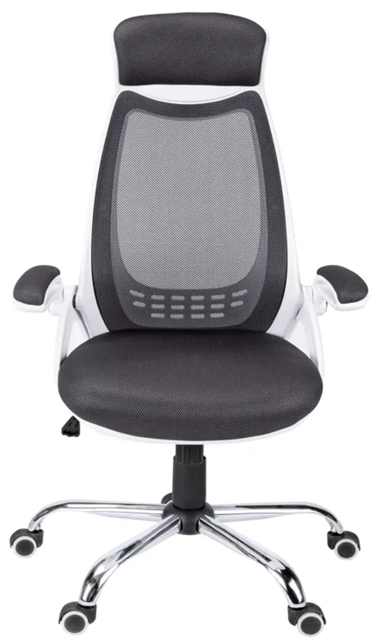 Monarch Specialties I 7269 Office Chair, Adjustable Height, Swivel, Ergonomic, Armrests, Computer Desk, Work, Metal, Mesh, White, Grey, Contemporary, Modern