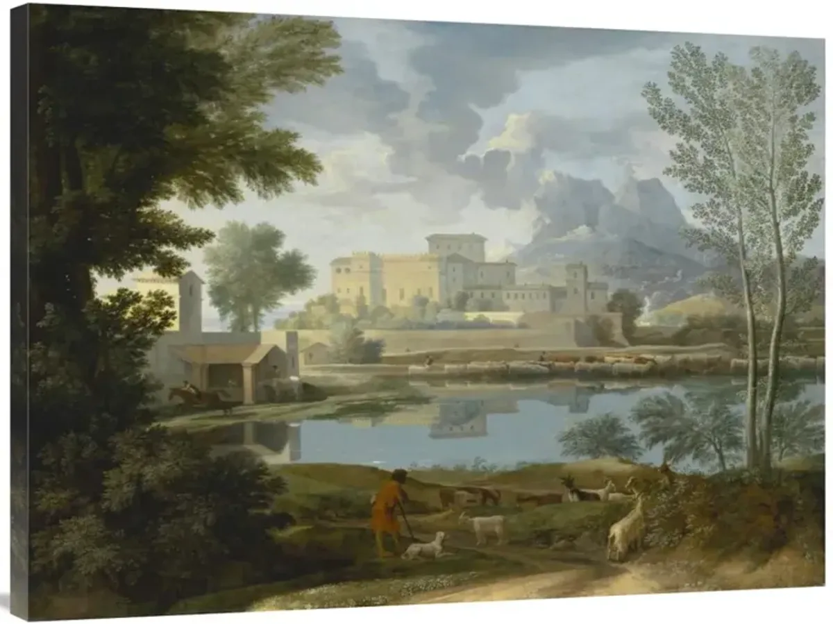 Landscape with a Calm (Un Temps calme et serein)-Canvas Art-40x30