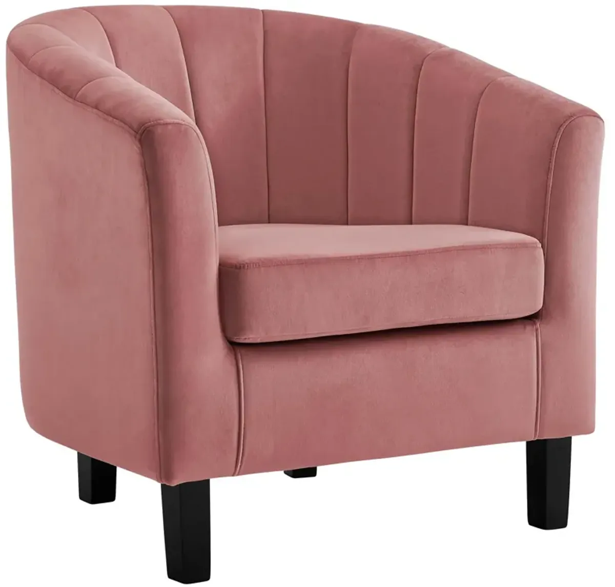 Prospect Channel Tufted Performance Velvet Loveseat and Armchair Set