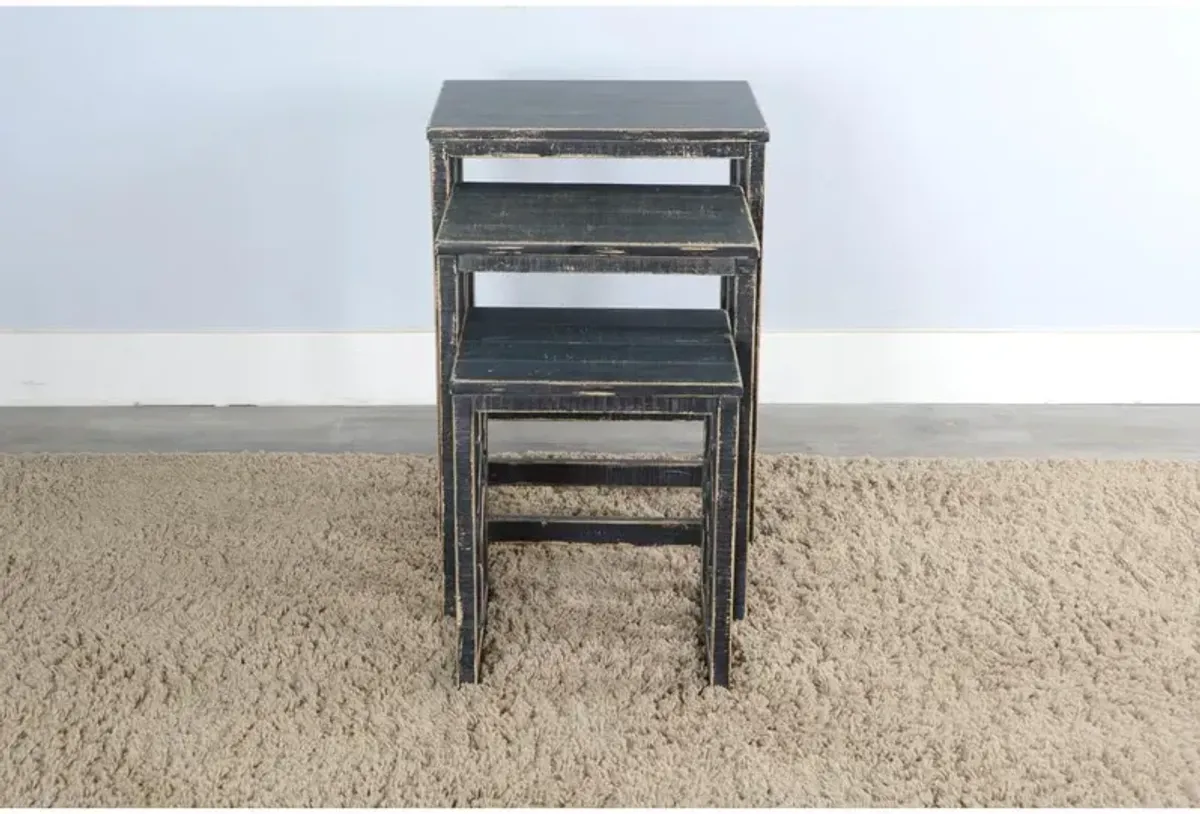 Sunny Designs Black Sand Nesting Table