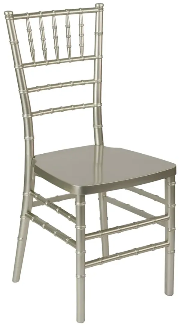 Flash Furniture HERCULES PREMIUM Series Champagne Resin Stacking Chiavari Chair