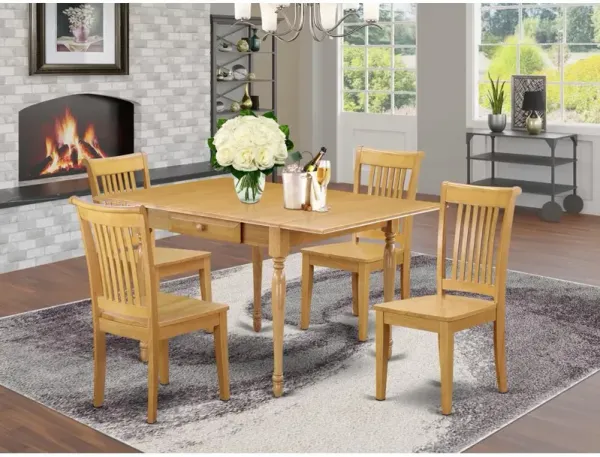East West Furniture Dining Room Set Oak
