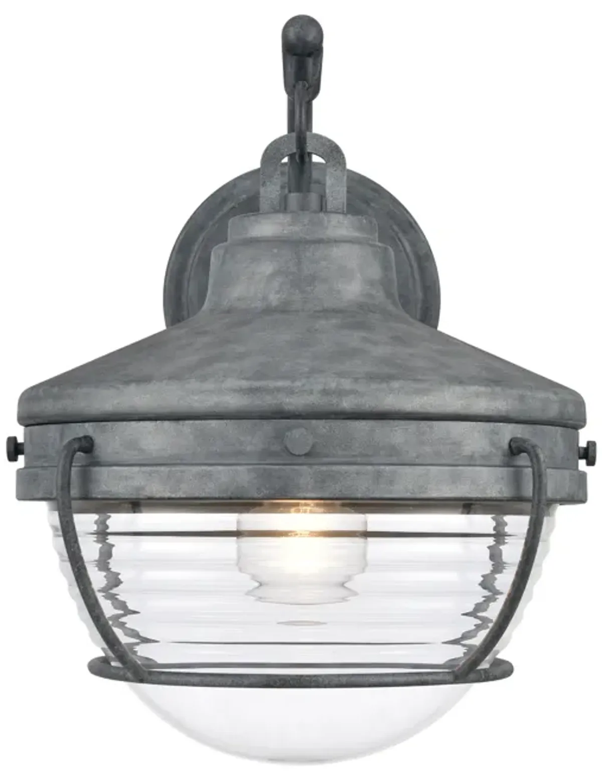 Eastport 14'' High 1-Light Grey Outdoor Sconce