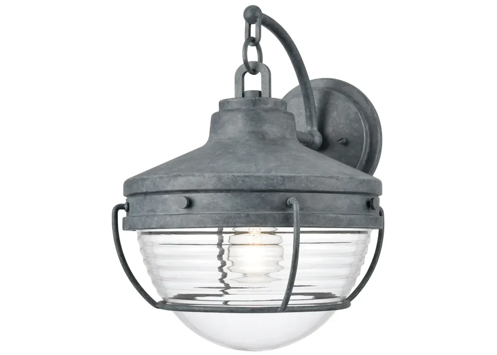 Eastport 14'' High 1-Light Grey Outdoor Sconce