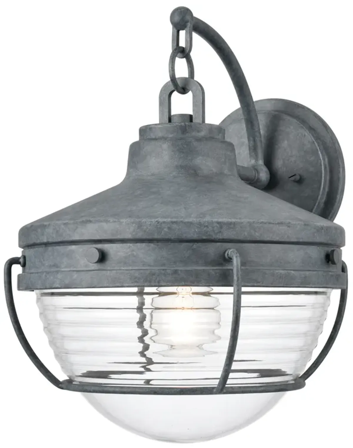 Eastport 14'' High 1-Light Grey Outdoor Sconce