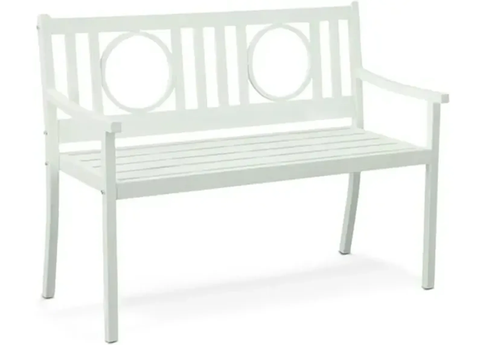 Carolina Living Gramercy Outdoor Bench - White