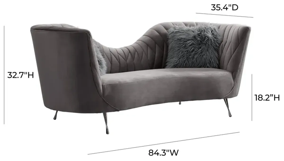 Eva Velvet Sofa