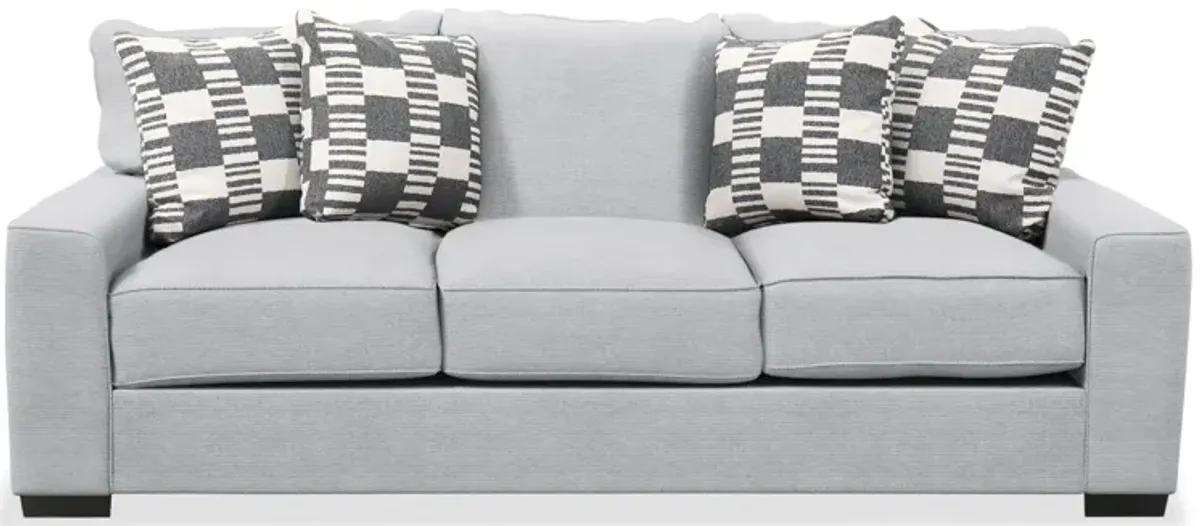 Troy Sofa Sugarhack Ivory Foam