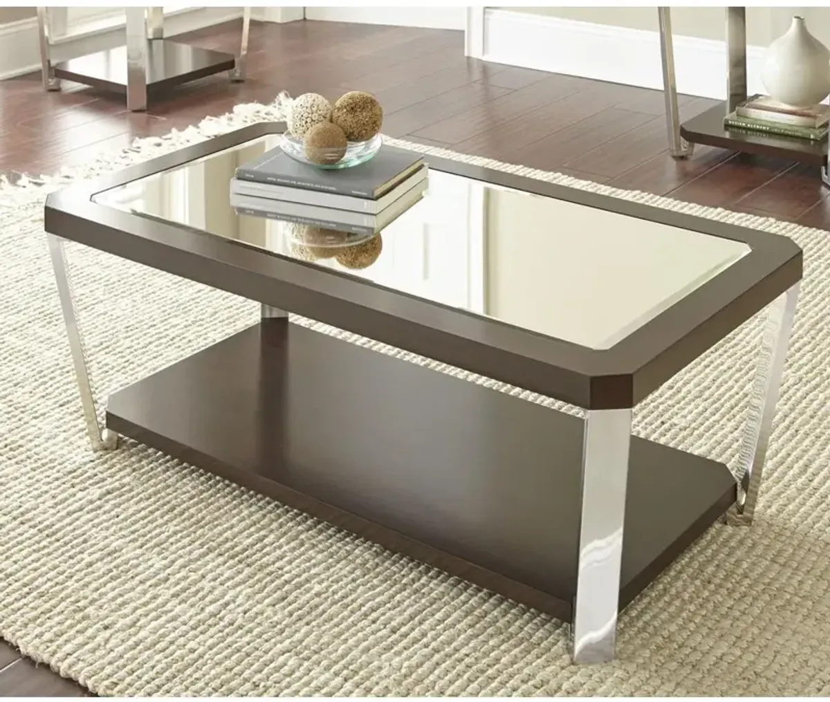 Truman Cocktail Table with casters