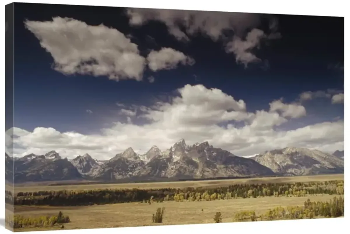 Teton Range, Snake River Valley, Grand Teton National Park, Wyoming-Canvas Art-36x24