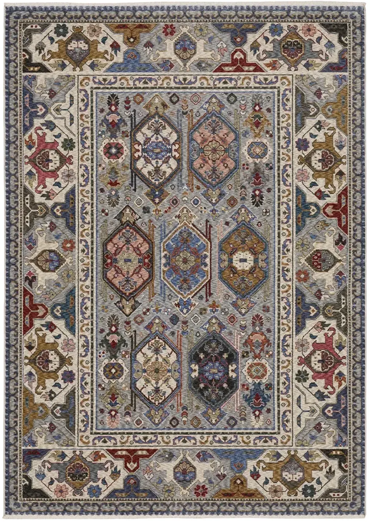 Hastings 3'10" x 5'5" Blue Rug