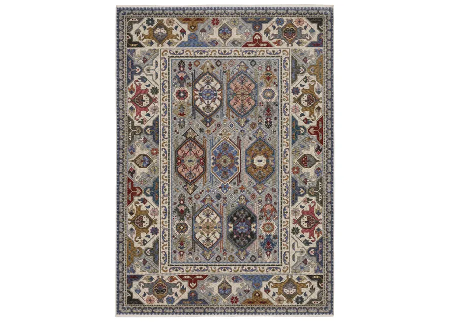 Hastings 3'10" x 5'5" Blue Rug