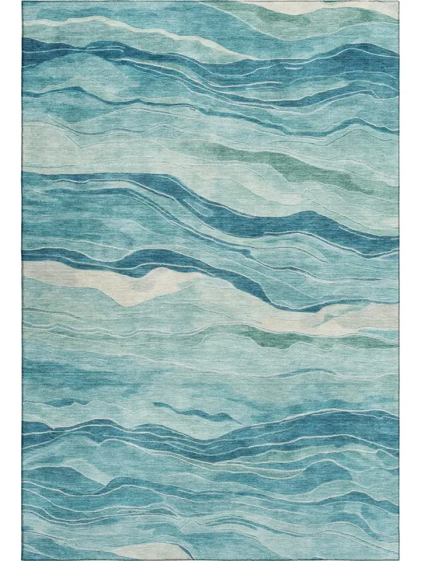 Pacifica PA6 Turquoise 10' x 14' Rug