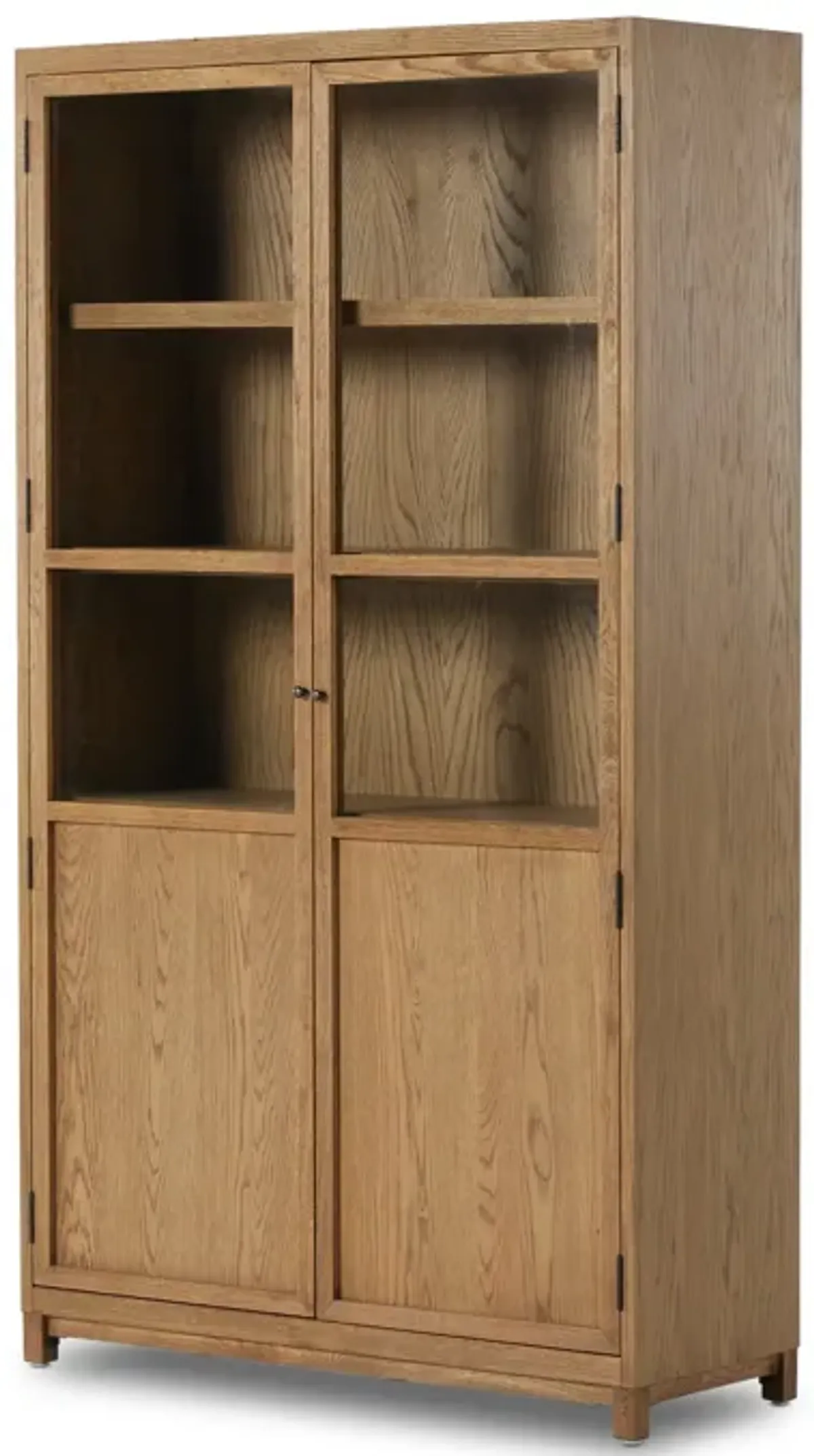 Millie Panel and Glass Door Cabinet