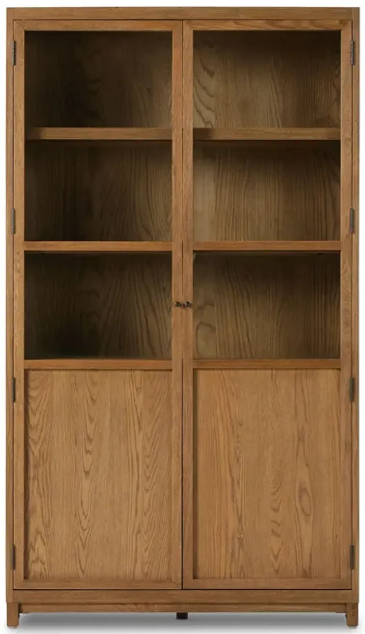 Millie Panel and Glass Door Cabinet