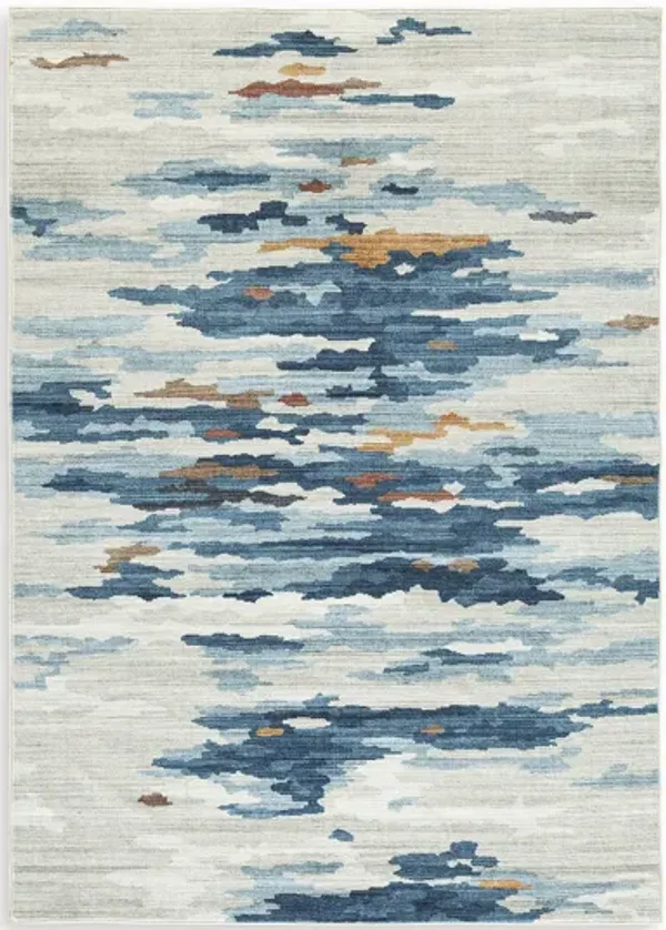 Vinlett 8' x 10' Washable Rug