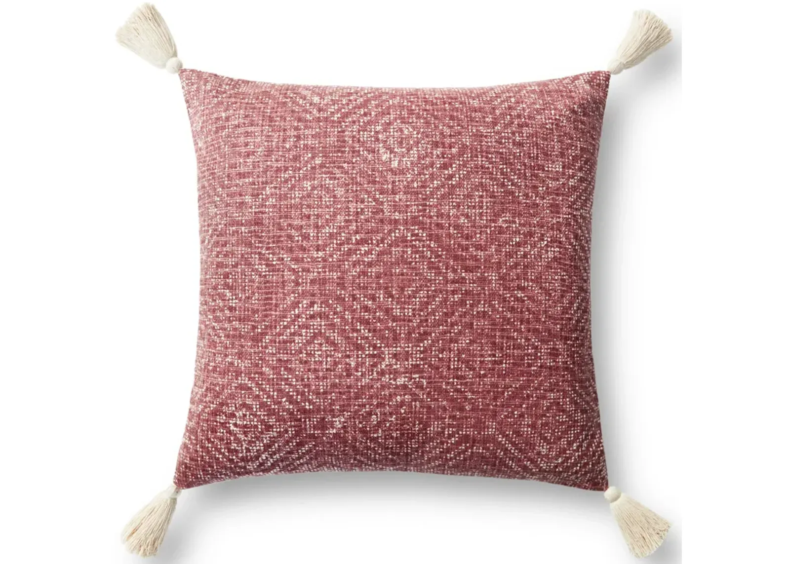 P0621 Red 22"x22" Poly Pillow