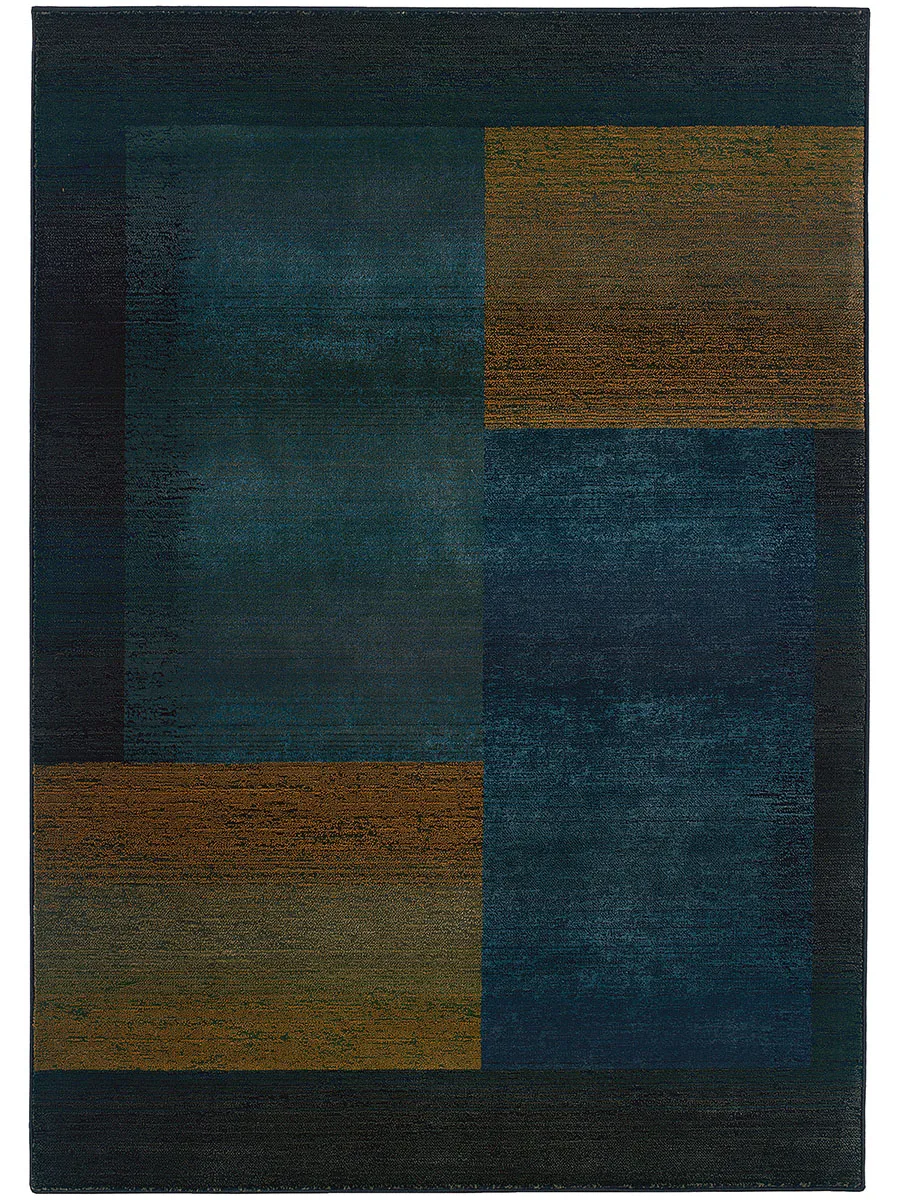 Kharma II 5'3" x 7'6" Blue Rug