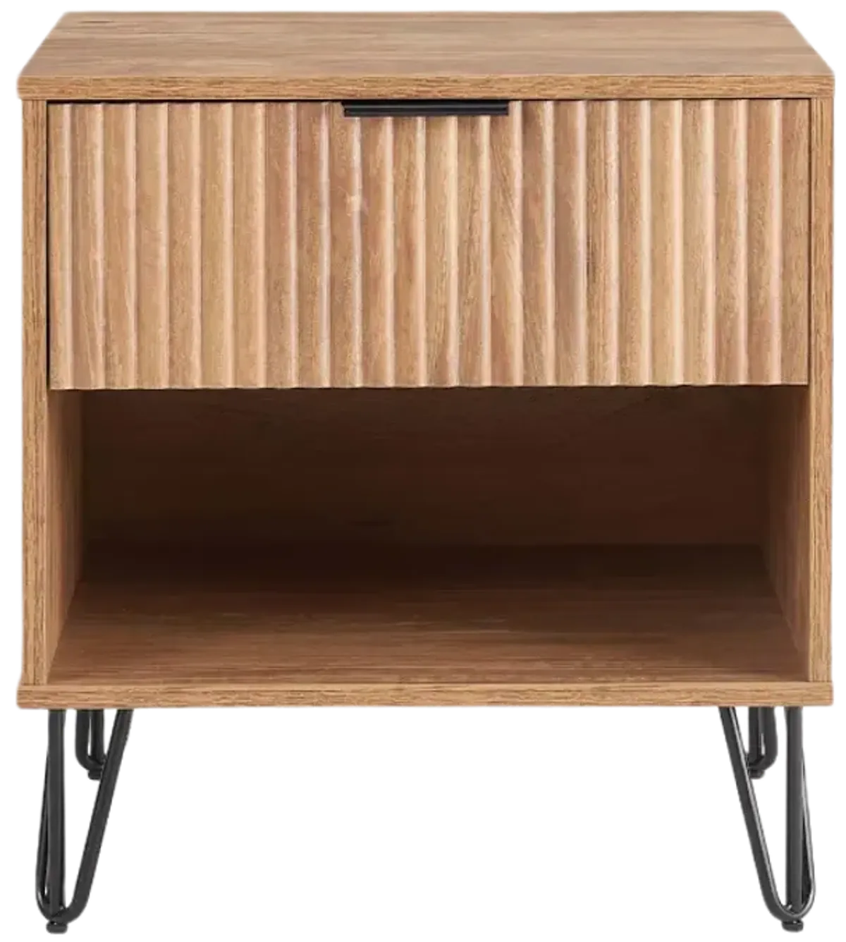 Dumbo 1-Drawer Nightstands in Brown (Set of 2)