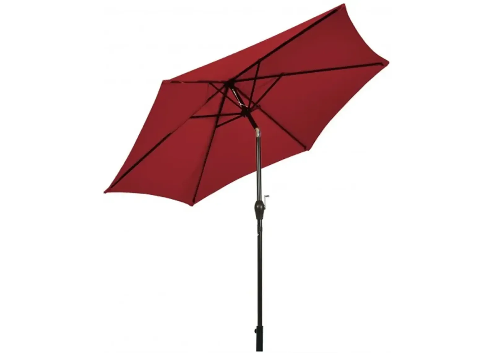 10 ft Outdoor Market Patio Table Umbrella Push Button Tilt Crank Lift