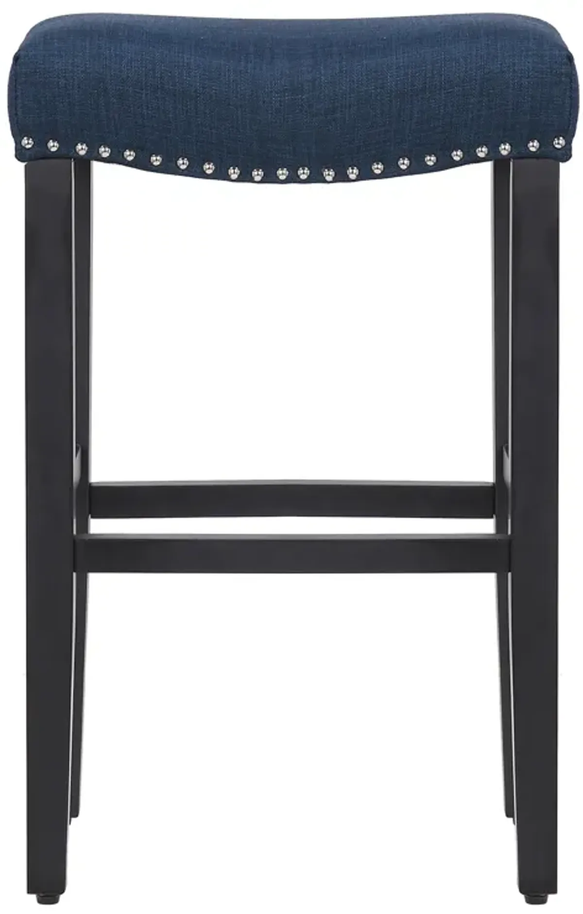 WestinTrends 29" Upholstered Backless Saddle Seat Bar Stool