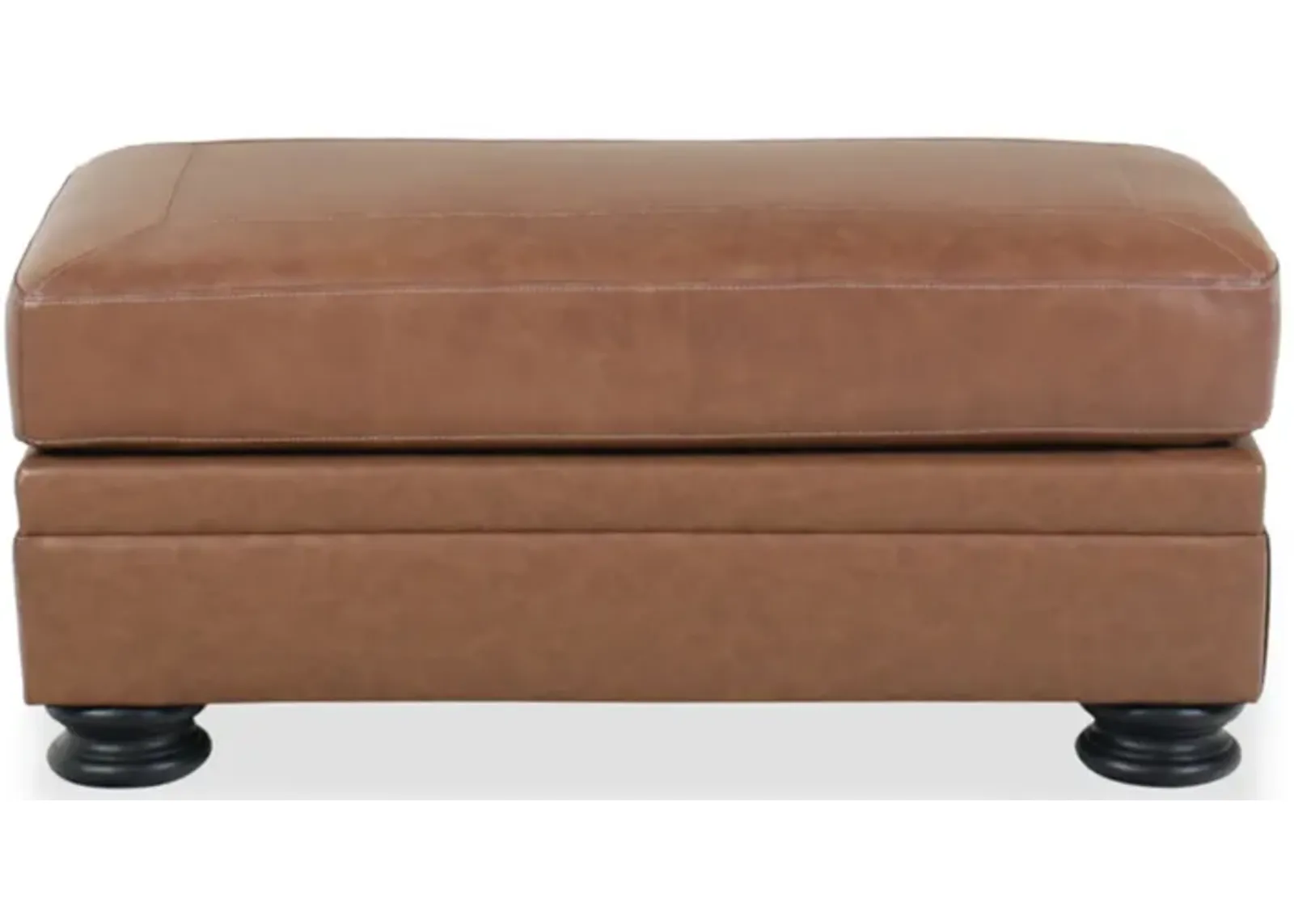 Carianna Leather Ottoman