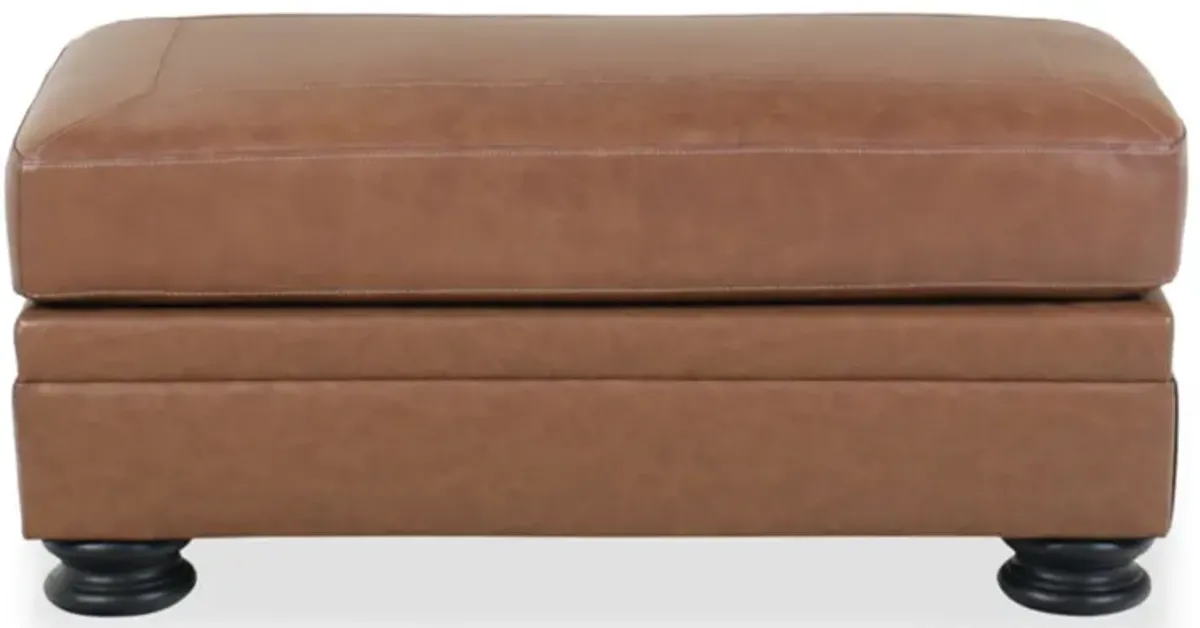 Carianna Leather Ottoman