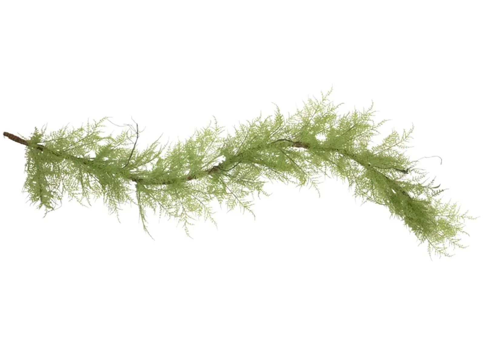 5' x 8" Green and Brown Cedar Artificial Christmas Garland - Unlit