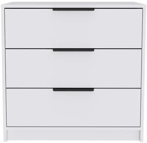Egeo 3 Drawer Dresser White
