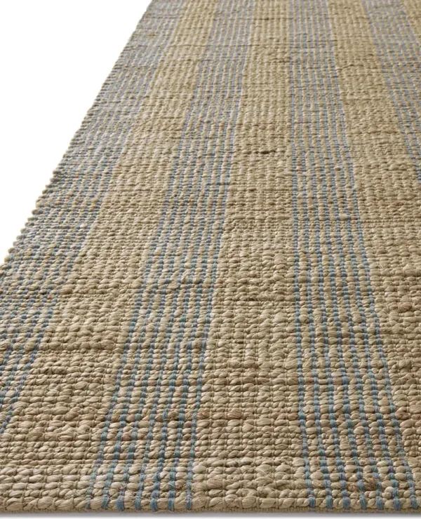 Judy JUD-04 Natural / Sky 2''3" x 3''9" Rug by Chris Loves Julia