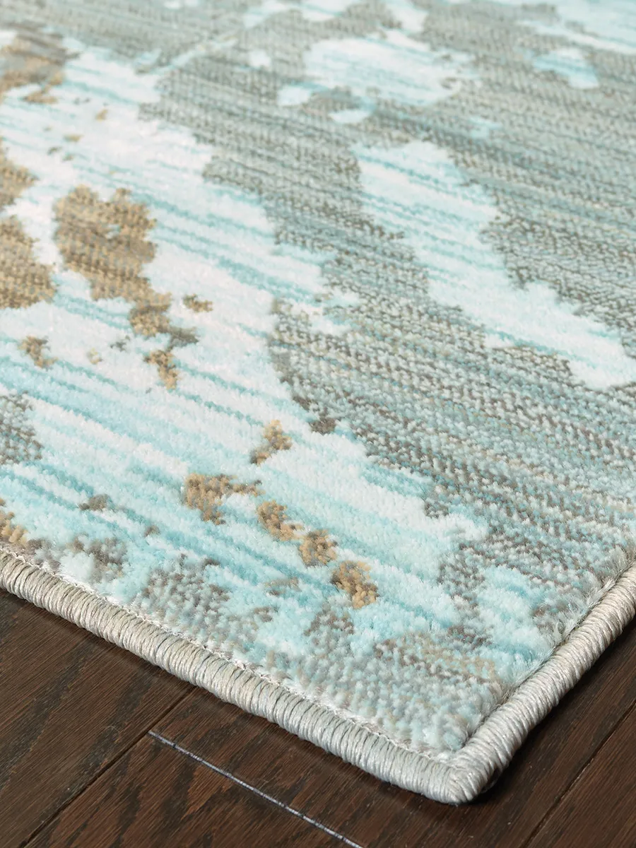 Sedona 3'10" x 5'5" Blue Rug