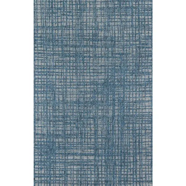 Momeni Contemporary Rectangle Area Rug, Blue, 3'11 X 5'7