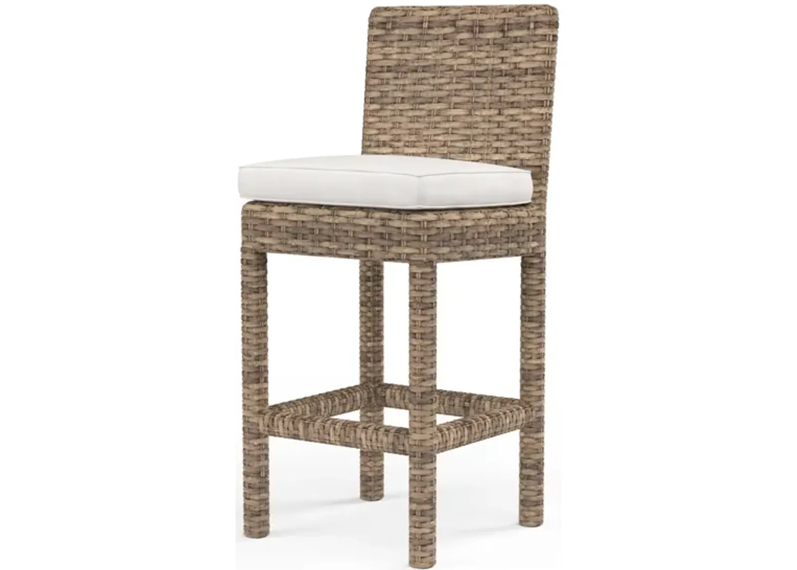 Havana Barstool in Canvas Flax w/ Self Welt