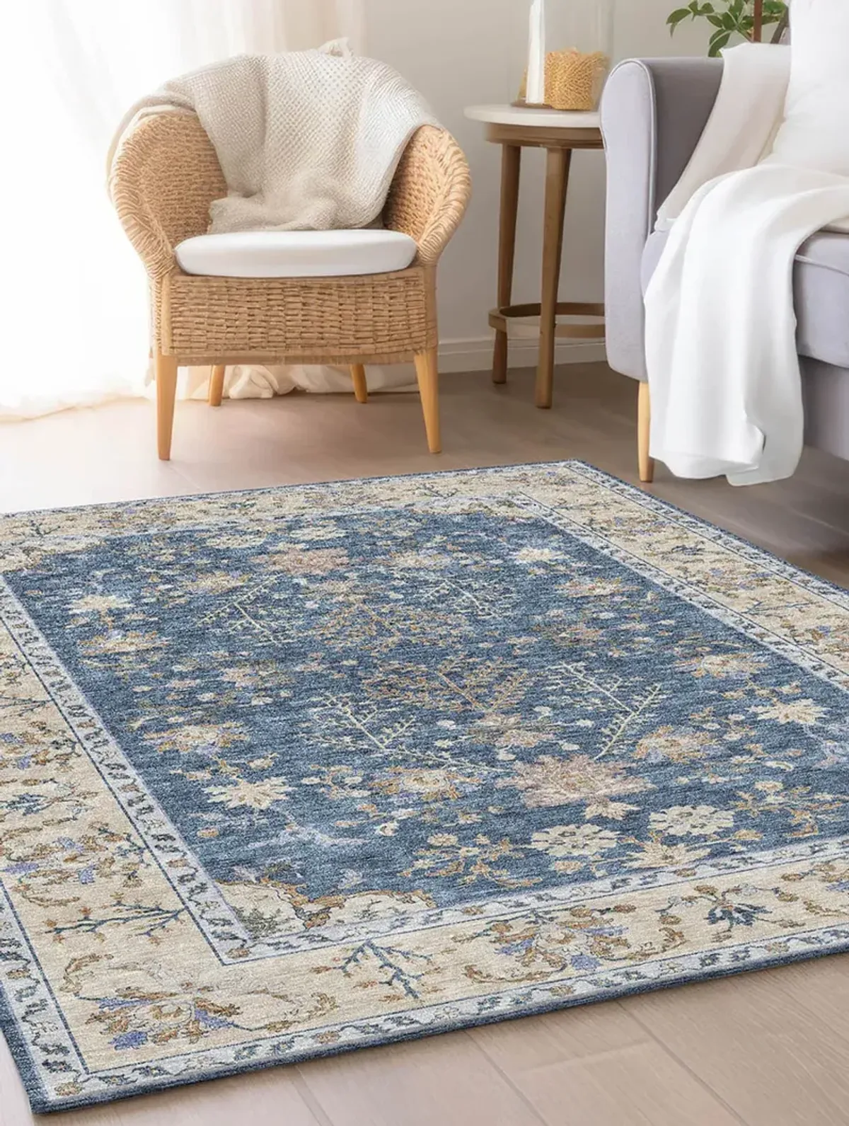 Hatay HY9 Blue 10' x 14' Rug