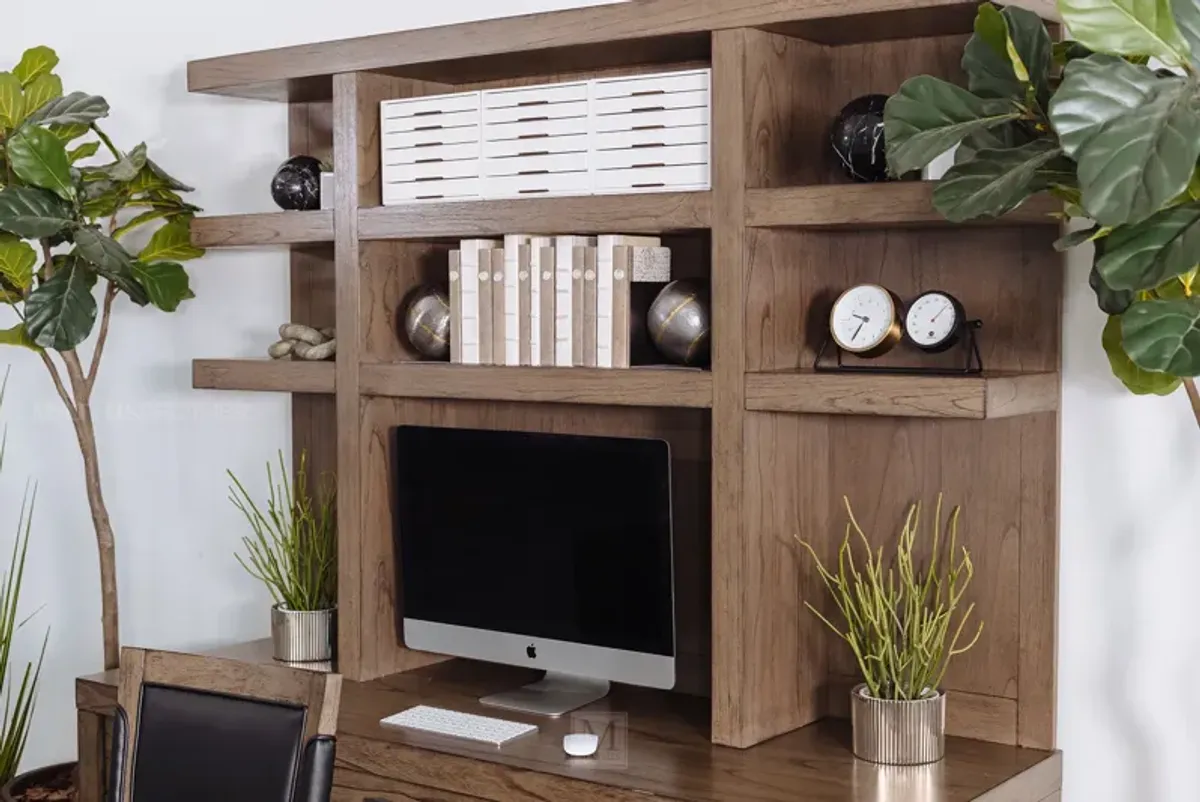 Modern Loft Credenza and Hutch