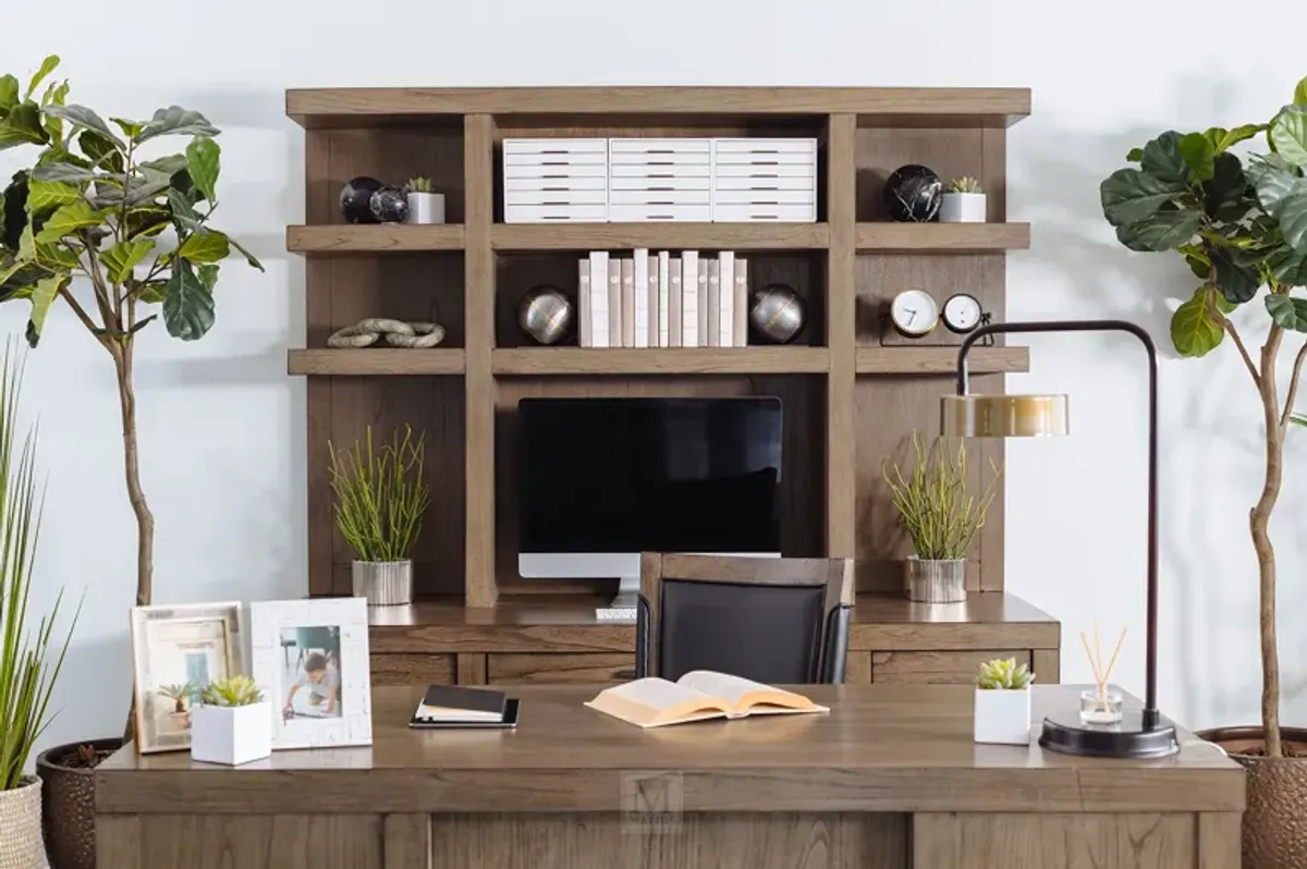 Modern Loft Credenza and Hutch