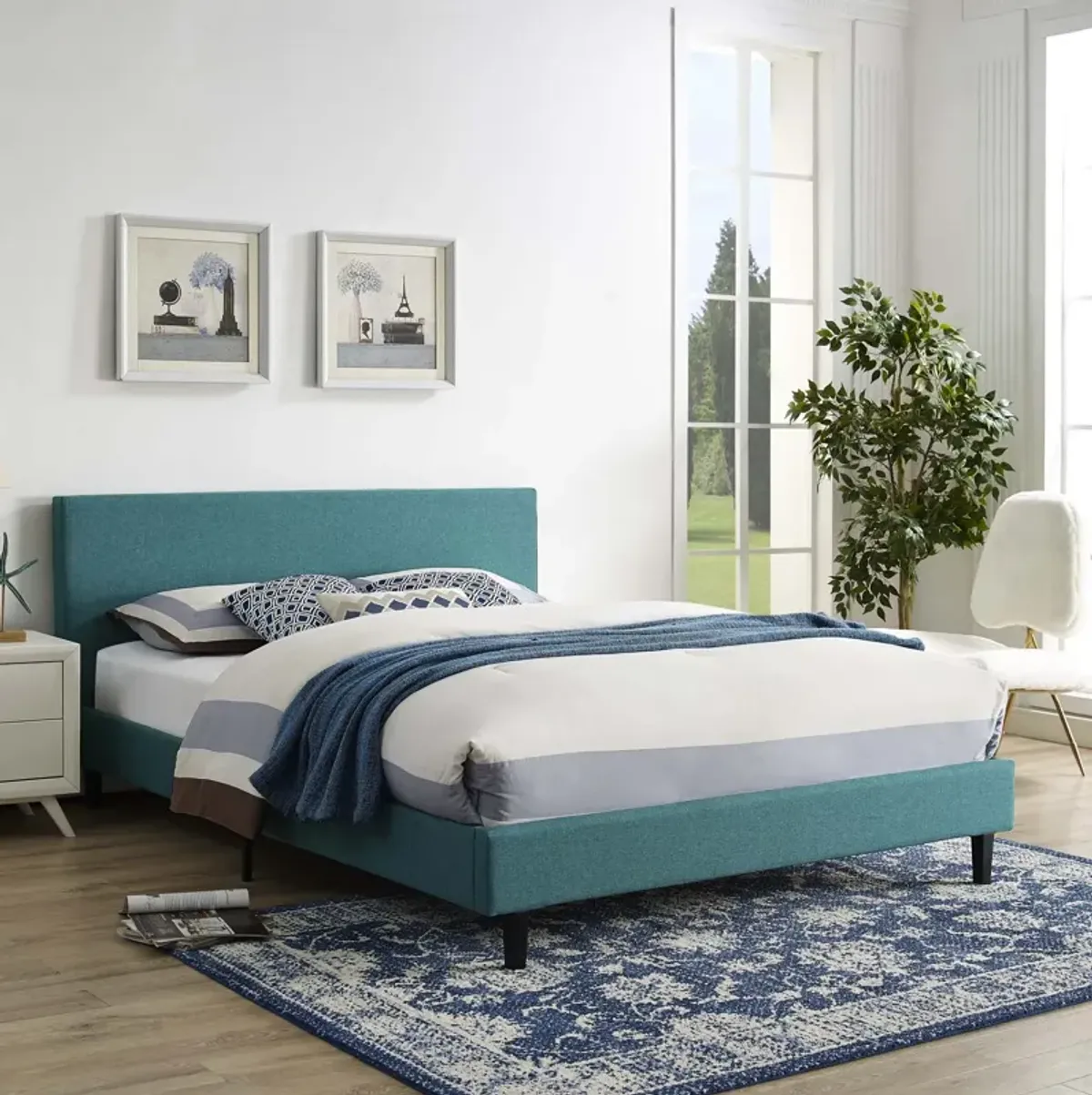 Modway - Anya Full Fabric Bed