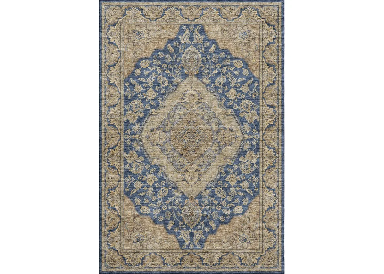 Hatay HY3 Navy 3' x 5' Rug