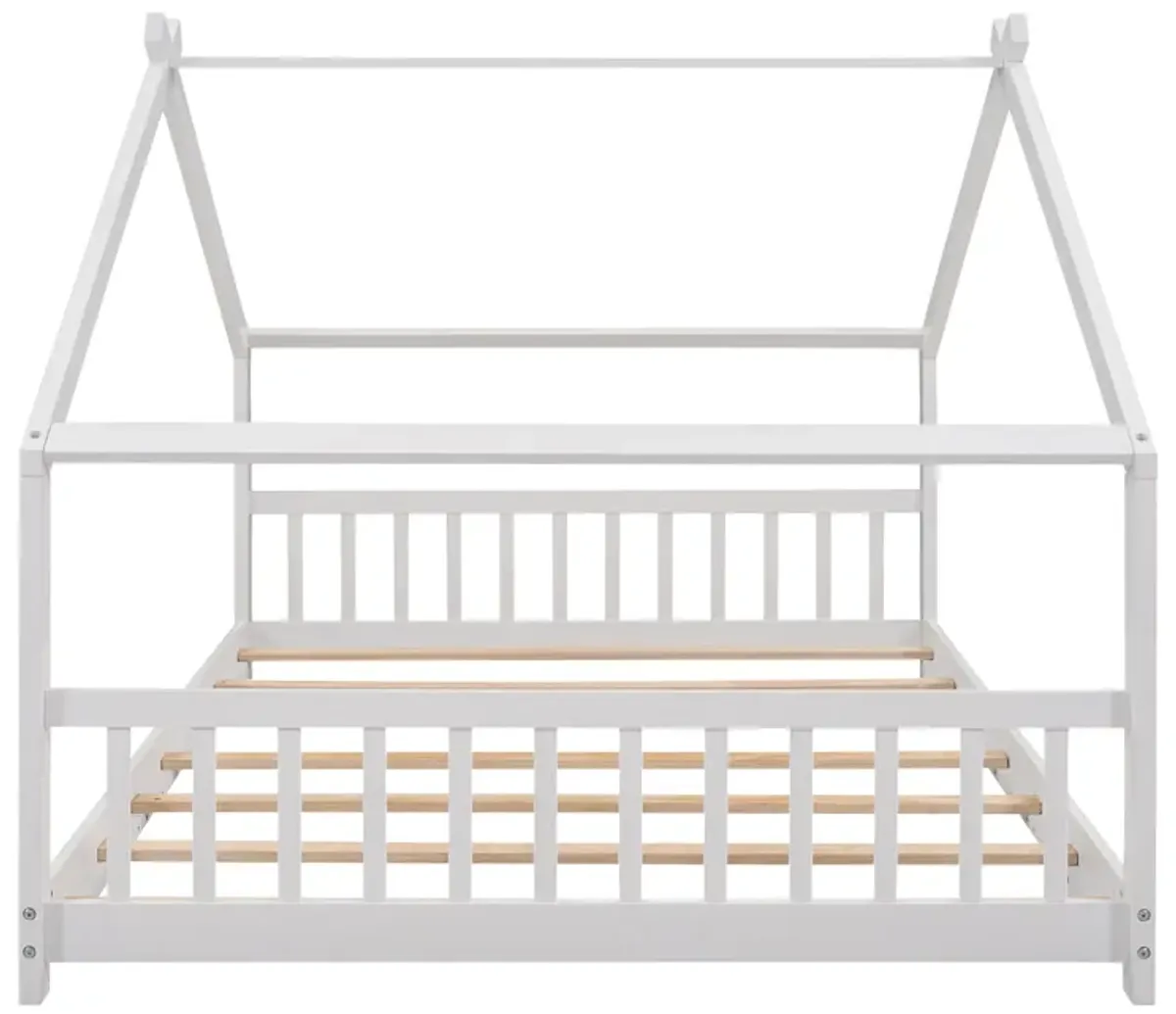 Merax Full Size House Bed Wood Bed