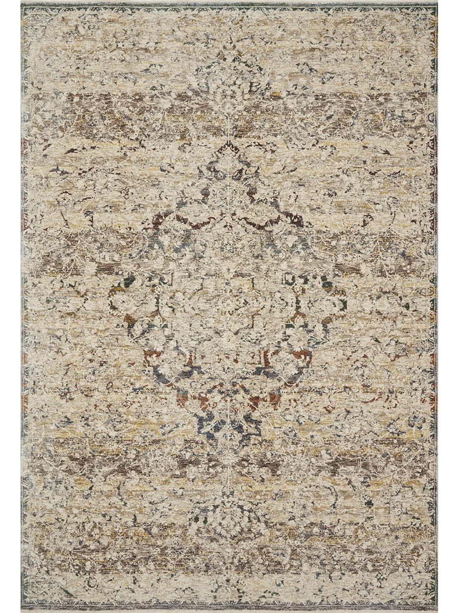 Lourdes Ivory/Multi 9'6" x 13'1" Rug